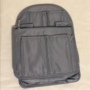 Gray Backpack organizer for loungefly or purse backpack crossbody new